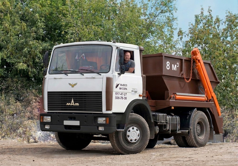 Вывоз мусора с кладбища